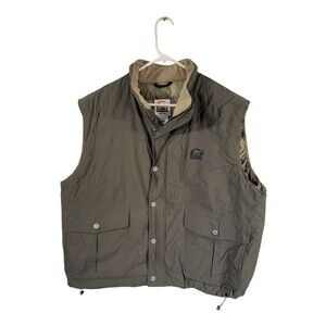 Sorel NWT Deadstock Vest Canvas Corduroy Collar Down Jacket XL Wind Water Resist